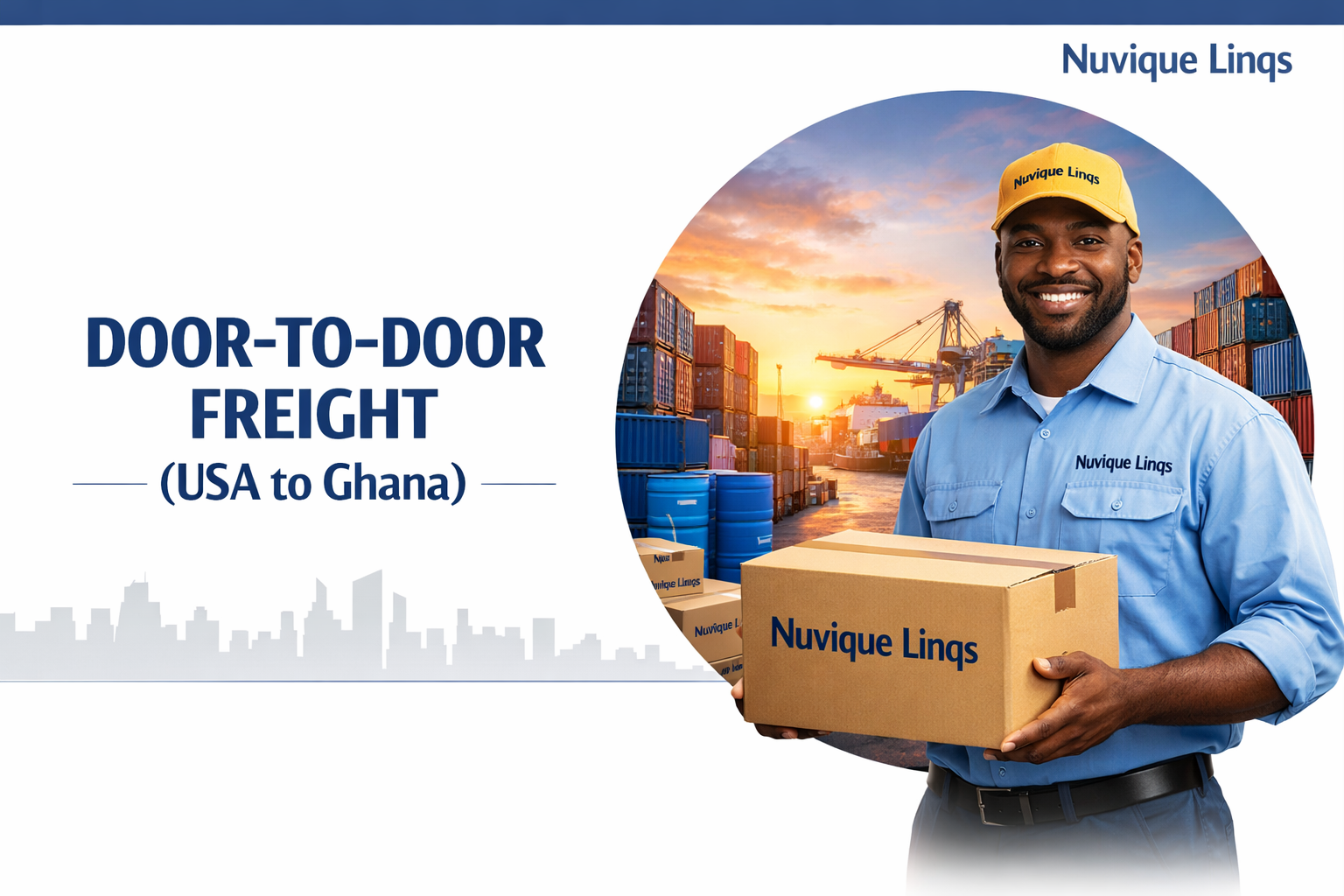 Door-to-Door Shipping From USA to Ghana